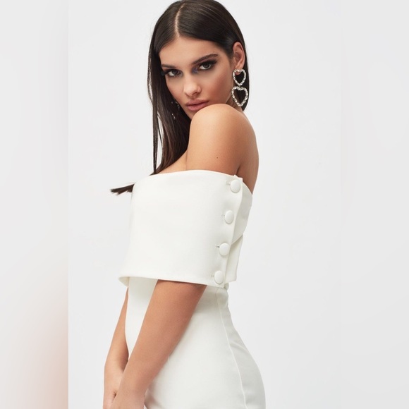 Off the Shoulder Midi - Picture 2 of 4